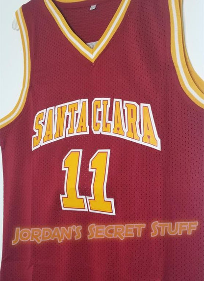 Steve Nash Santa Clara College Basketball Jersey Custom Throwback Retro College Jersey