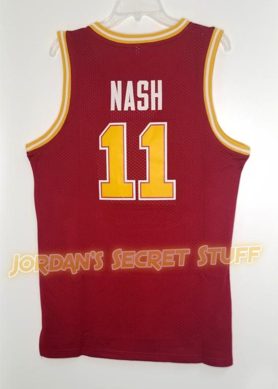 Steve Nash Santa Clara College Basketball Jersey Custom Throwback Retro College Jersey