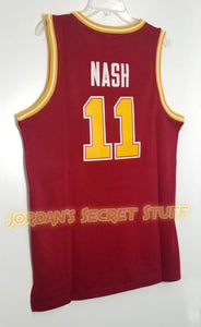 Steve Nash Santa Clara College Basketball Jersey Custom Throwback Retro College Jersey