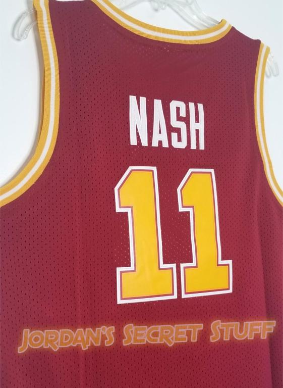 Steve Nash Santa Clara College Basketball Jersey Custom Throwback Retro College Jersey