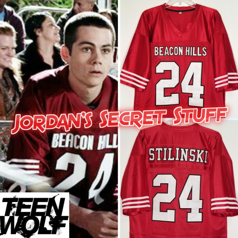 Beacon Wolf Lacrosse #24 FLASH Teen Stilinski TV Je SALE! Hills JordansSecretStuff Stiles –