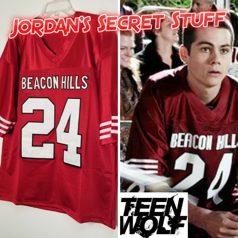 FLASH SALE! Stiles Stilinski Teen Wolf TV Beacon Hills #24 Lacrosse Jersey Custom Throwback Retro TV Show Jersey