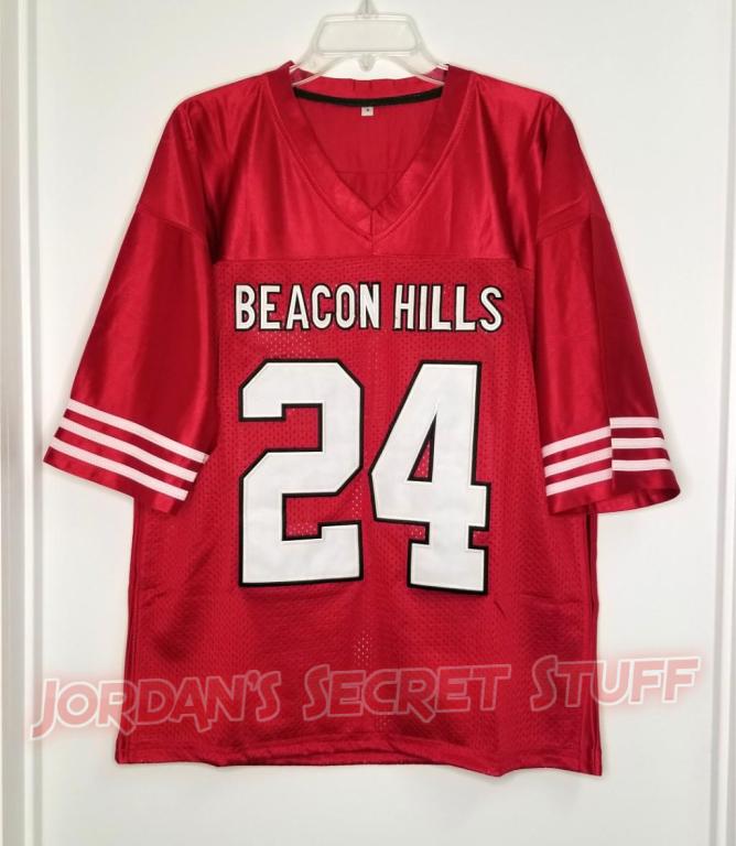 FLASH SALE! Stiles Stilinski Teen Wolf TV Beacon Hills #24 Lacrosse Jersey Custom Throwback Retro TV Show Jersey