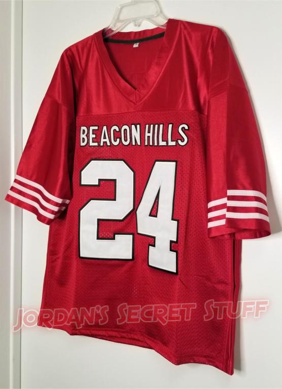FLASH SALE! Stiles Stilinski Teen Wolf TV Beacon Hills #24 Lacrosse Jersey Custom Throwback Retro TV Show Jersey