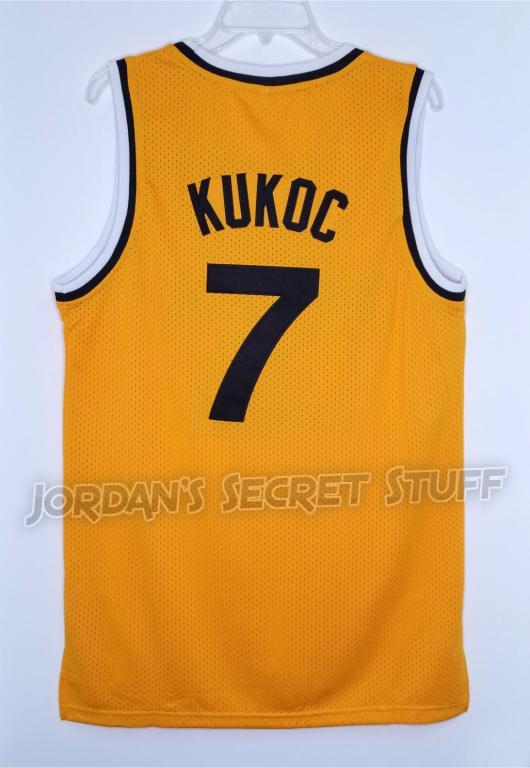 No.7 Croatia JUGOPLASTIKA KUKOC basketball Jersey store cosplay halloween gift high quality free shipping !!!!