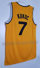 Load image into Gallery viewer, Toni Kukoc Croatia Jugoplastika EuroLeague Basketball Jersey Custom Throwback Retro Jersey