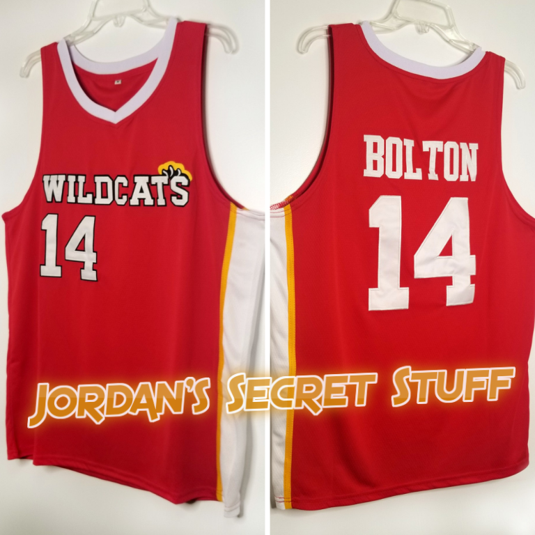 Troy Bolton High School Musical 3 Movie Wildcats #14 Basketball Jersey Custom Throwback Retro Movie Jersey