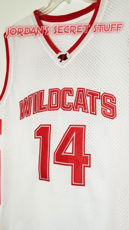 High School Musical East High Wildcats White Basketball Jersey