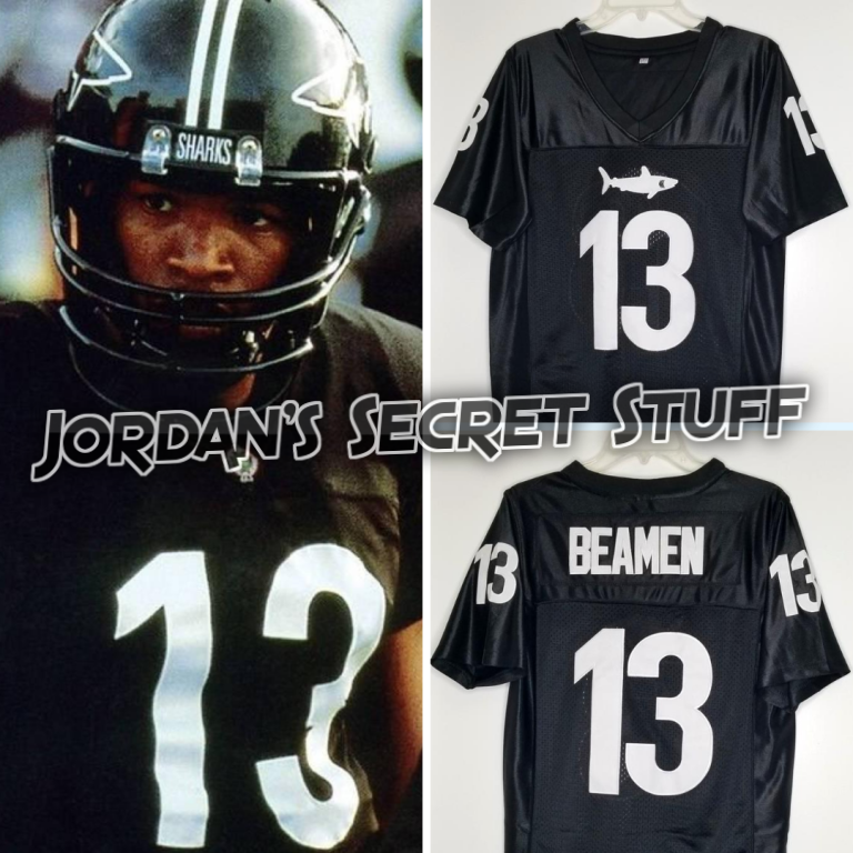 Willie Beamen Any Given Sunday Movie 13 Miami Sharks Football Jersey Custom Throwback 90 s Retro Movie Jersey