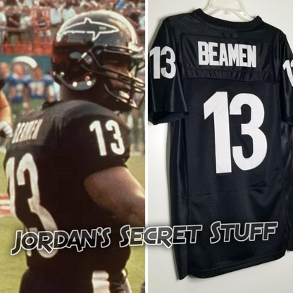 Willie Beamen Any Given Sunday Movie #13 Miami Sharks Football Jersey Custom Throwback 90's Retro Movie Jersey