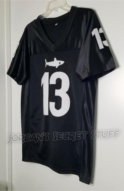 Willie Beamen Any Given Sunday Movie #13 Miami Sharks Football Jersey Custom Throwback 90's Retro Movie Jersey