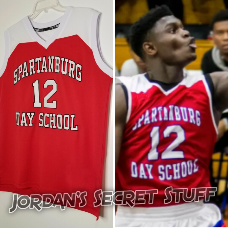 Zion Williamson #12 Spartanburg Day High School Basketball Jersey Custom Throwback Retro Jersey