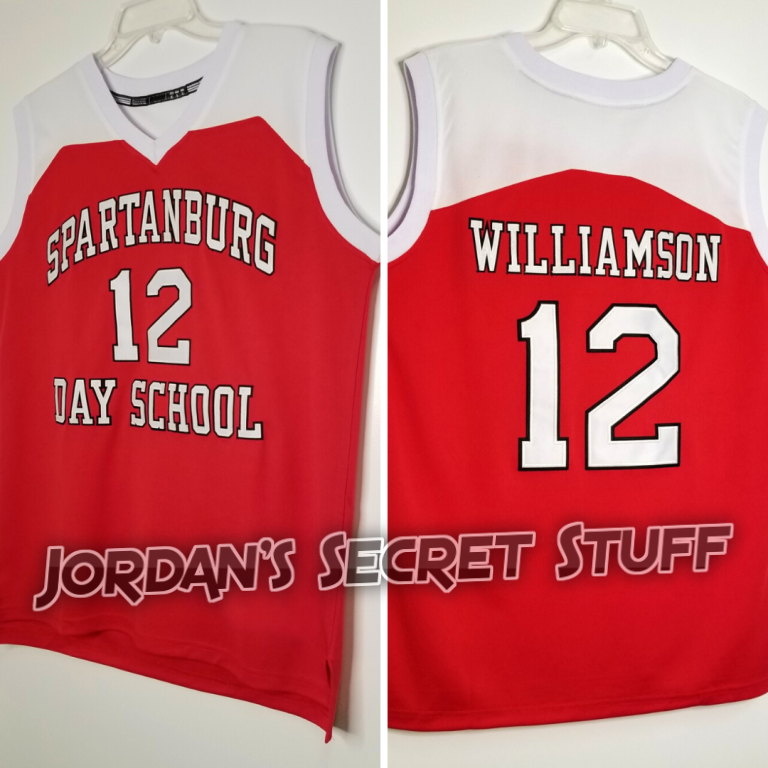 Zion Williamson #12 Spartanburg Day High School Basketball Jersey Custom Throwback Retro Jersey
