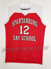 Load image into Gallery viewer, Zion Williamson #12 Spartanburg Day High School Basketball Jersey Custom Throwback Retro Jersey