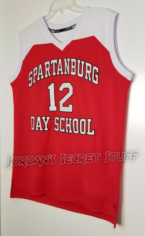 Zion Williamson #12 Spartanburg Day High School Basketball Jersey Custom Throwback Retro Jersey