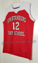 Load image into Gallery viewer, Zion Williamson #12 Spartanburg Day High School Basketball Jersey Custom Throwback Retro Jersey
