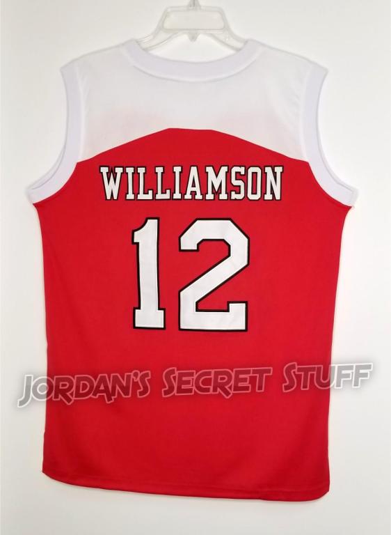 Zion Williamson #12 Spartanburg Day High School Basketball Jersey Custom Throwback Retro Jersey