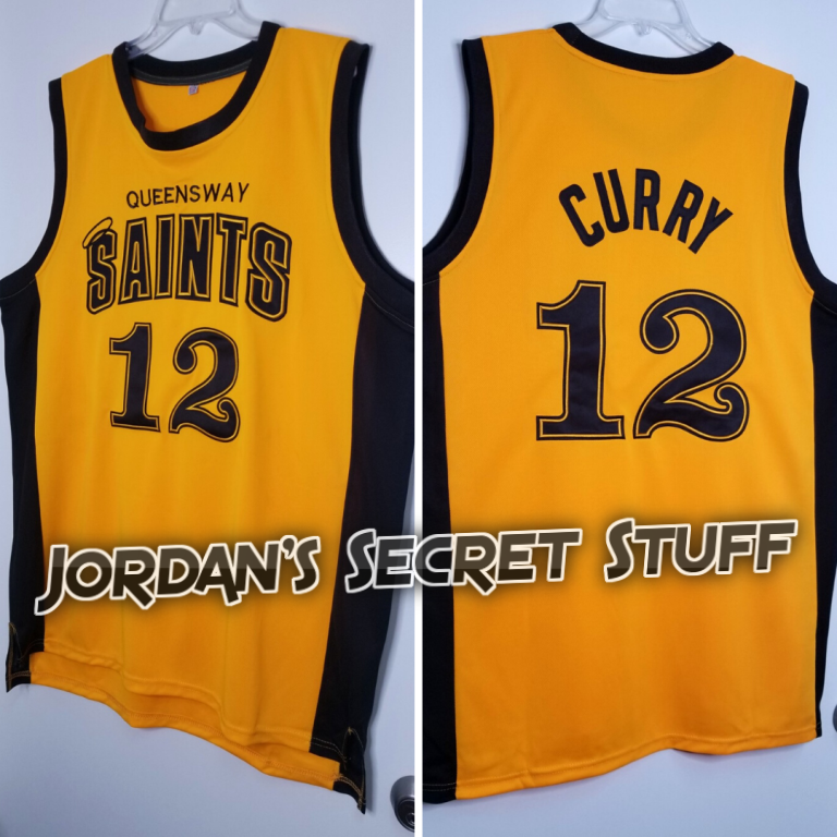 Stephen Curry Queensway Middle School Jersey Throwback Retro Custom Basketball Jersey