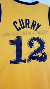 Stephen Curry Queensway Middle School Jersey Throwback Retro Custom Basketball Jersey