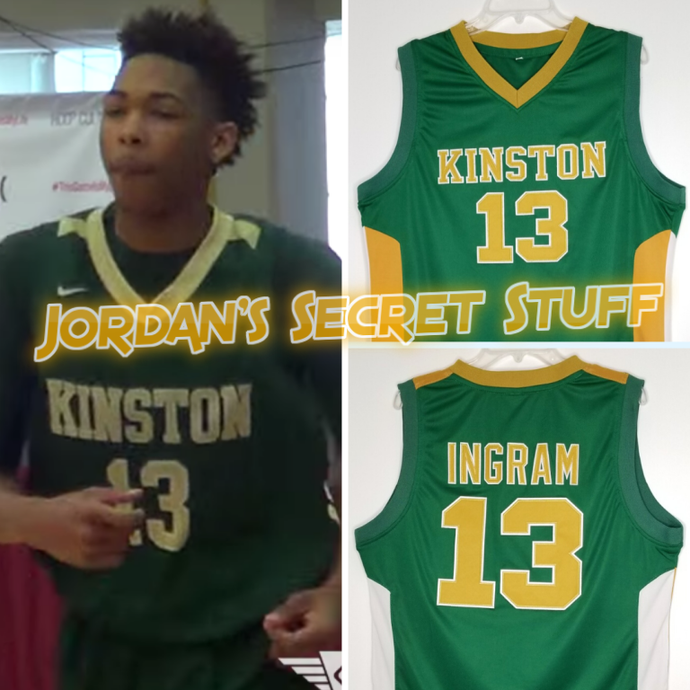 Brandon Ingram Kinston High School Basketball Jersey Custom Throwback Retro Jersey