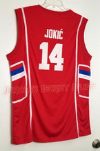 Load image into Gallery viewer, Nikola Jokic Serbia EuroLeague Basketball Jersey Custom Throwback Retro Jersey