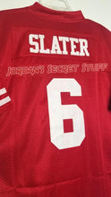 Load image into Gallery viewer, AC Slater Saved by the Bell Bayside #6 Football Jersey Custom Throwback 90&#39;s Retro TV Show Jersey