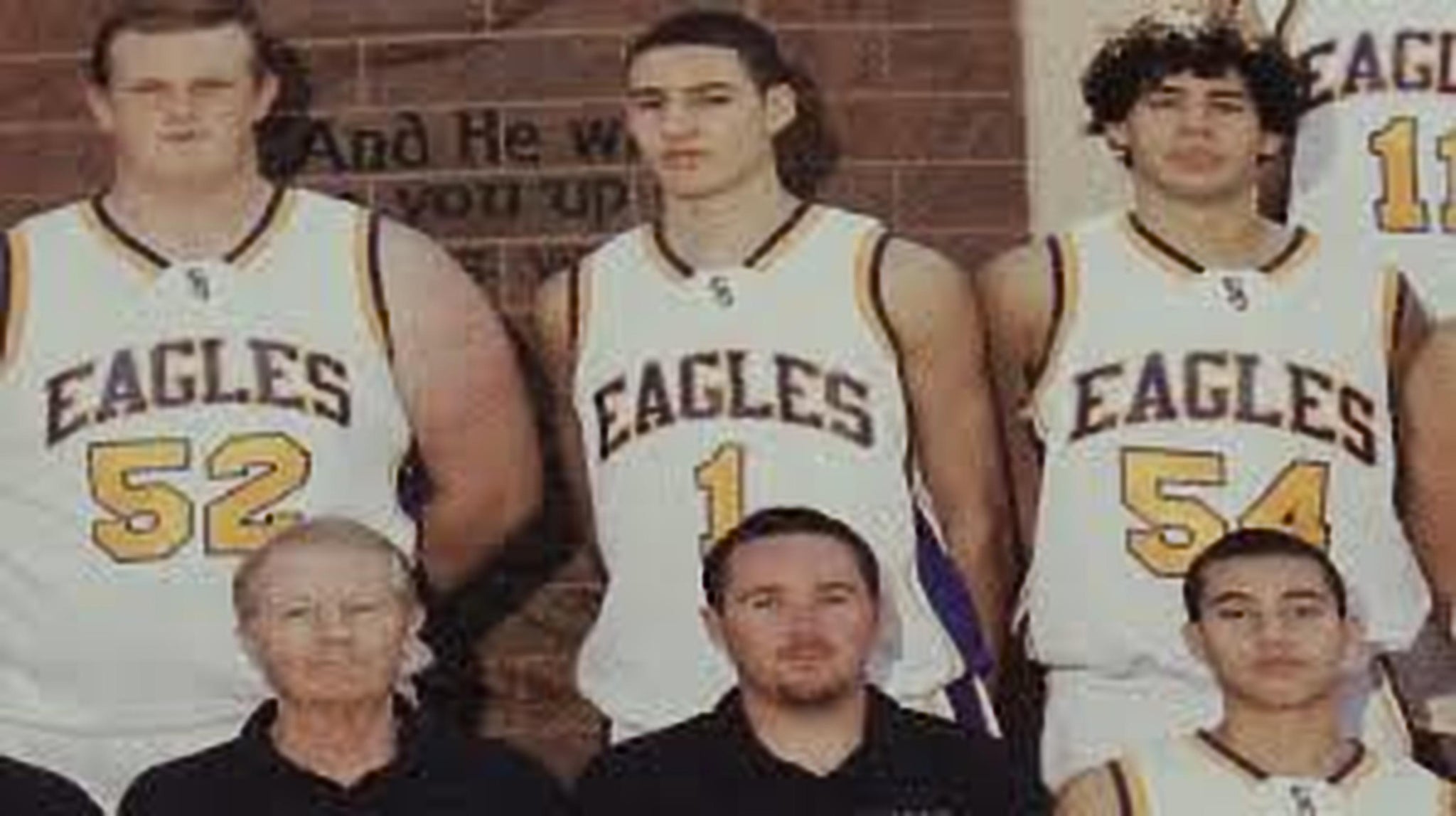 JordansSecretStuff Klay Thompson Eagles High School Basketball Jersey (Away) Custom Throwback Retro Jersey XL