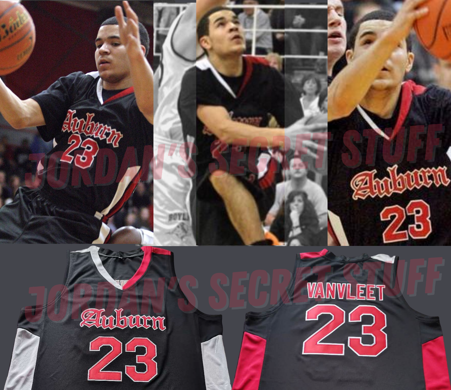 AllStarHigh Fred VanVleet High School Basketball Jersey - Auburn | Throwback Retro Custom Fan Jersey Sports Apparel