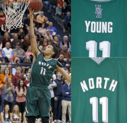 Trae Young North High School Basketball Throwback Retro Custom Jersey