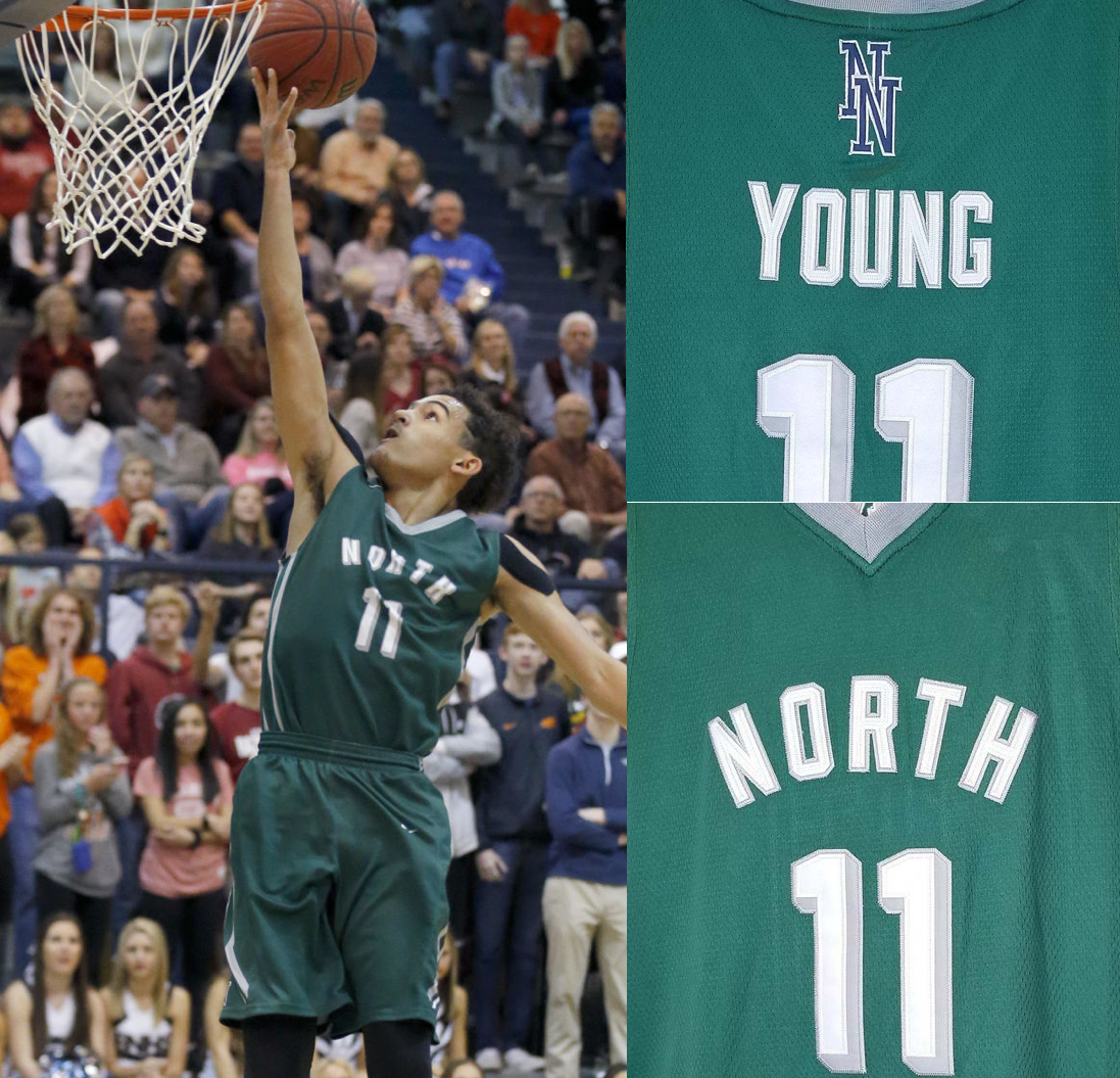 Trae Young North High School Basketball Throwback Retro Custom Jersey