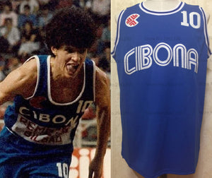 Drazen Petrovic Cibona EuroLeague Basketball Jersey Custom Throwback Retro Jersey