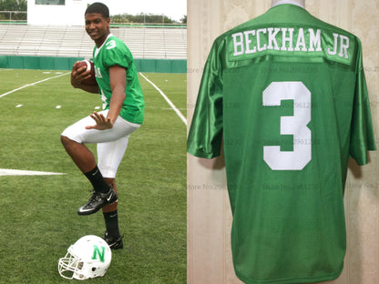 Odell Beckham Jr. Newman High School Football Jersey Custom Throwback Retro Jersey