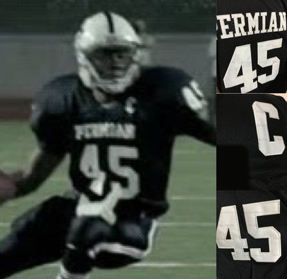 Boobie Miles Friday Night Lights TV #45 Panthers Football Jersey Custom Throwback Retro TV Show Jersey