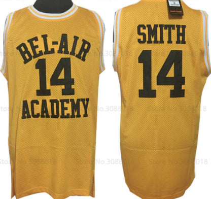 FLASH SALE! Will Smith Fresh Prince of Bel-Air TV #14 Basketball Jersey Custom Throwback 90's Retro TV Show Jersey