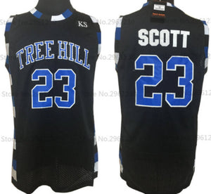 Nathan Scott One Tree Hill TV #23 Basketball Jersey (Black) Custom Throwback Retro TV Show Jersey