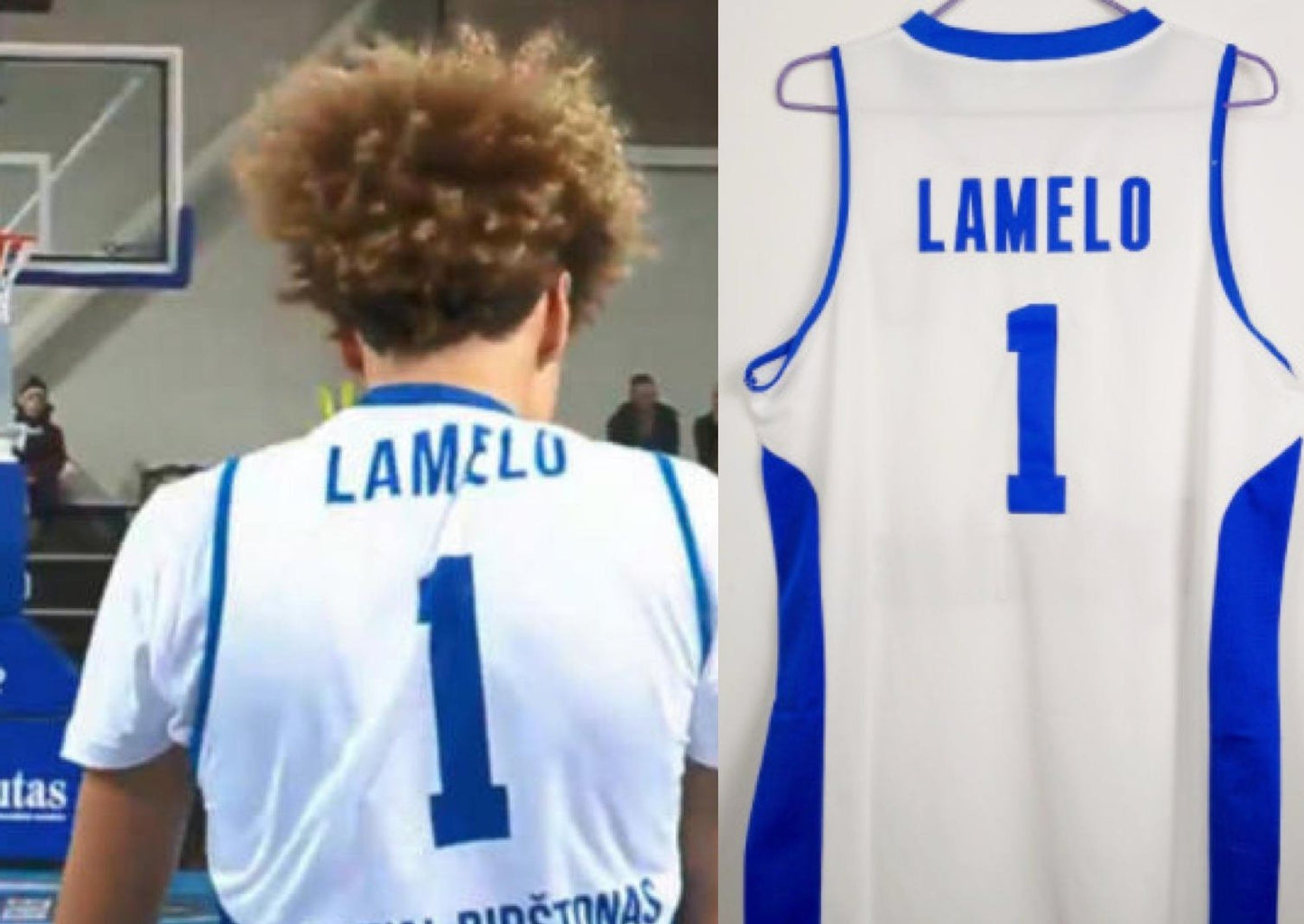 LaMelo Ball Lithuania Vytautas Basketball Jersey Custom Throwback Retro Jersey