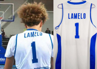 LaMelo Ball Lithuania Vytautas Basketball Jersey Custom Throwback Retro Jersey