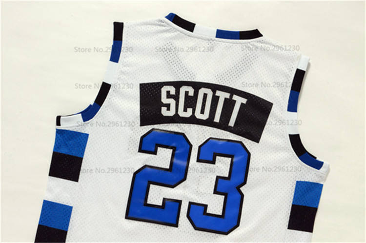 Nathan Scott One Tree Hill TV #23 Ravens Basketball Jersey Custom Throwback Retro TV Show Jersey