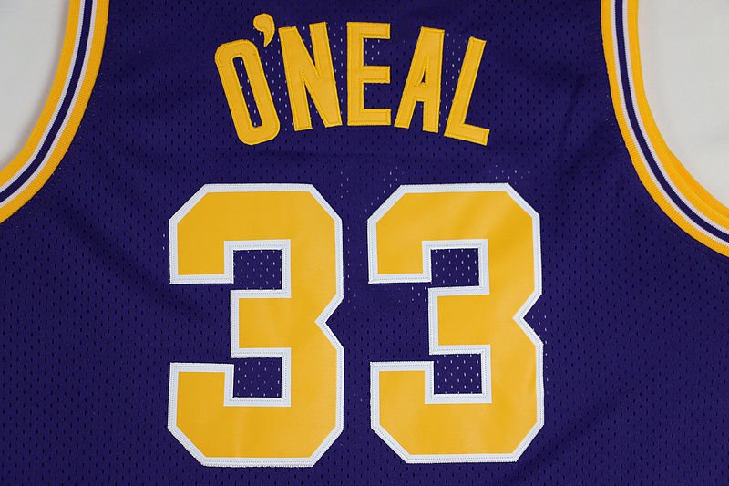 LSU Tigers No33 Shaquille O'Neal Purple USA Flag College Basketball Jersey