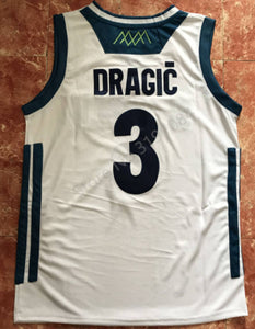 Goran Dragic Slovenia EuroLeague Basketball Jersey Custom Throwback Retro Jersey