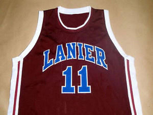 Monta Ellis Lanier High School Basketball Jersey Custom Throwback Retro Jersey