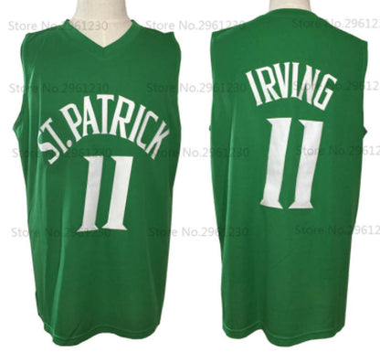 Kyrie Irving St. Patrick High School Basketball Jersey (Away) Custom Throwback Retro Jersey