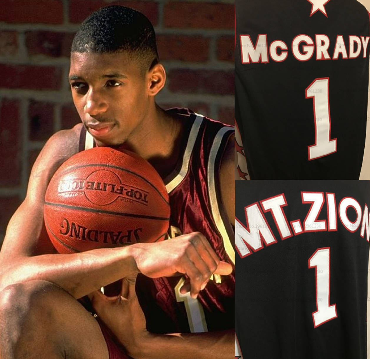 Tracy McGrady Mount Zion High School Basketball Throwback Retro Custom  Jersey