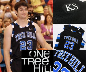 Nathan Scott One Tree Hill TV #23 Basketball Jersey (Black) Custom Throwback Retro TV Show Jersey