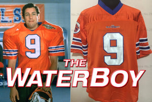 FLASH SALE! Bobby Boucher The Waterboy Movie #9 Football Jersey Custom Throwback 90's Retro Movie Jersey