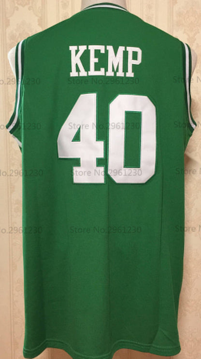 Shawn Kemp Concord High School Basketball Jersey Custom Throwback Retro Jersey