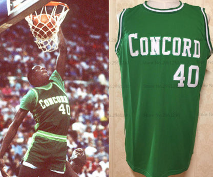 Shawn Kemp Concord High School Basketball Jersey Custom Throwback Retro Jersey