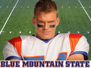 Thad Castle Blue Mountain State (BMS) TV #54 Football Jersey Custom Throwback Retro TV Show Jersey