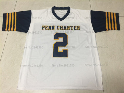 Matt Ryan Penn Charter High School Football Jersey Custom Throwback Retro Jersey