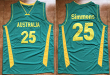 Load image into Gallery viewer, Ben Simmons Australia Basketball Jersey Custom Throwback Retro Jersey